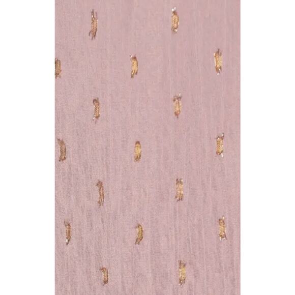 NWT Revolve x Superdown Kiki Dress •M• Mauve Strap criss-cross Fit & Flare Dress - Picture 4 of 13